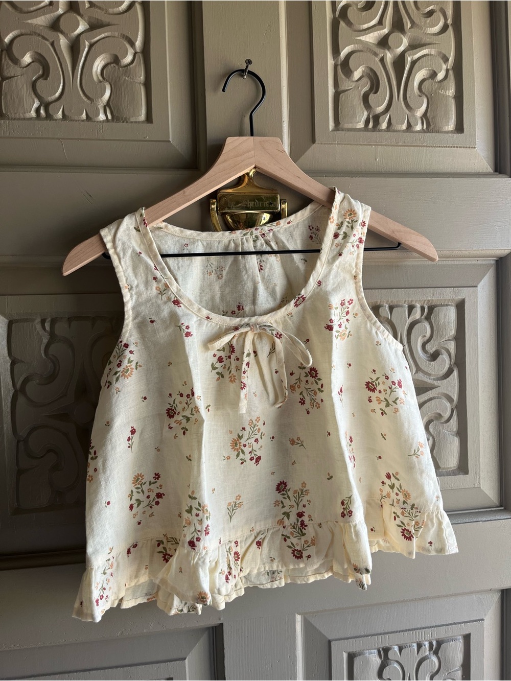 notPERFECTLINEN XS Berry top in Butterfield